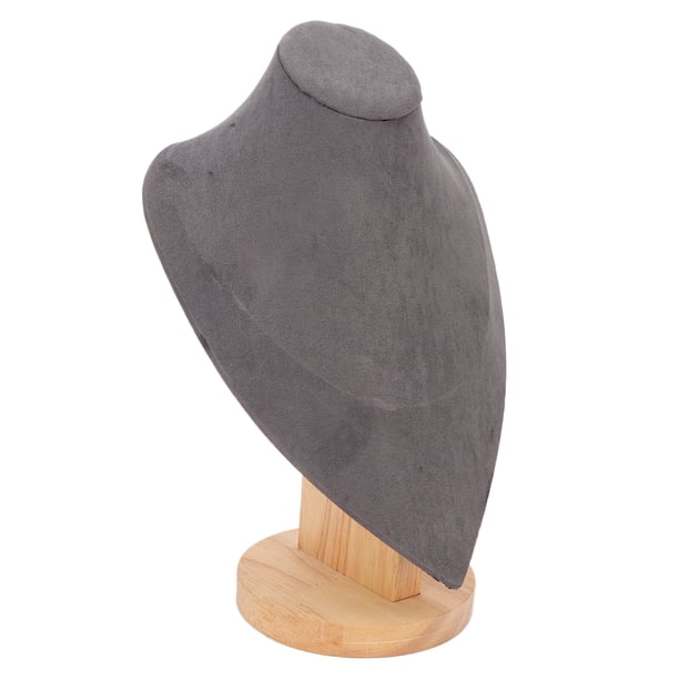 Soporte De Exhibición De Collar, Soporte De Busto De Joyería Resistente A Los Arañazos Madera Multiusos Elegante Resistente Para Feria Comercial Para El Hogar ANGGREK Cocina, Decoración y Otros