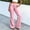 Pink, variant on ZUBKTE Women's High Waist Micro Flare Jogger Pants, Soft Drawstring Wide Leg Stretchy Yoga Casual Long Trousers S-XXL