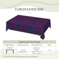thumbnail image 6 of Rectangle Table Cloth, Scottish Clan Wardlaw Tartan Plaid Resistant Washable Tablecloth Decorative Table Cover for Dining, Indoor and Outdoor, 6 of 6