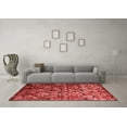 thumbnail image 3 of Ahgly Company Indoor Square Abstract Red Contemporary Area Rugs, 3' Square, 3 of 4