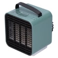thumbnail image 3 of Purificador de aire de iones negativos 2 en 1, enfriador de aire portátil, ventilador de refrigeración USB con 3 velocidades de viento, color verde, 3 of 14
