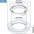 thumbnail image 3 of LNGOOR 2 Set Patio Table Umbrella Hole Ring and Cap Set  Standard Size Umbrella Thicker Hole Ring Plug and Cap Set (White), 3 of 7