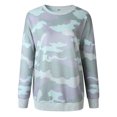 thumbnail image 5 of Vedolay Women's Long Sleeve T Shirt Graphic Long SleeveSweatshirt Women's Blouse Tops Green,S, 5 of 5