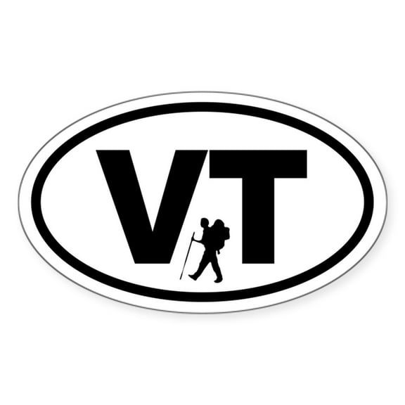 CafePress - Vermont Hiker Oval Sticker - Sticker (Oval)