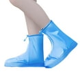 thumbnail image 1 of Couvre-chaussures Imperméables Réutilisables Pliables avec Fermeture Éclair Intégrale Antidérapants pour Hommes Femmes Activités Extérieures Cyclisme Ski, 1 of 8