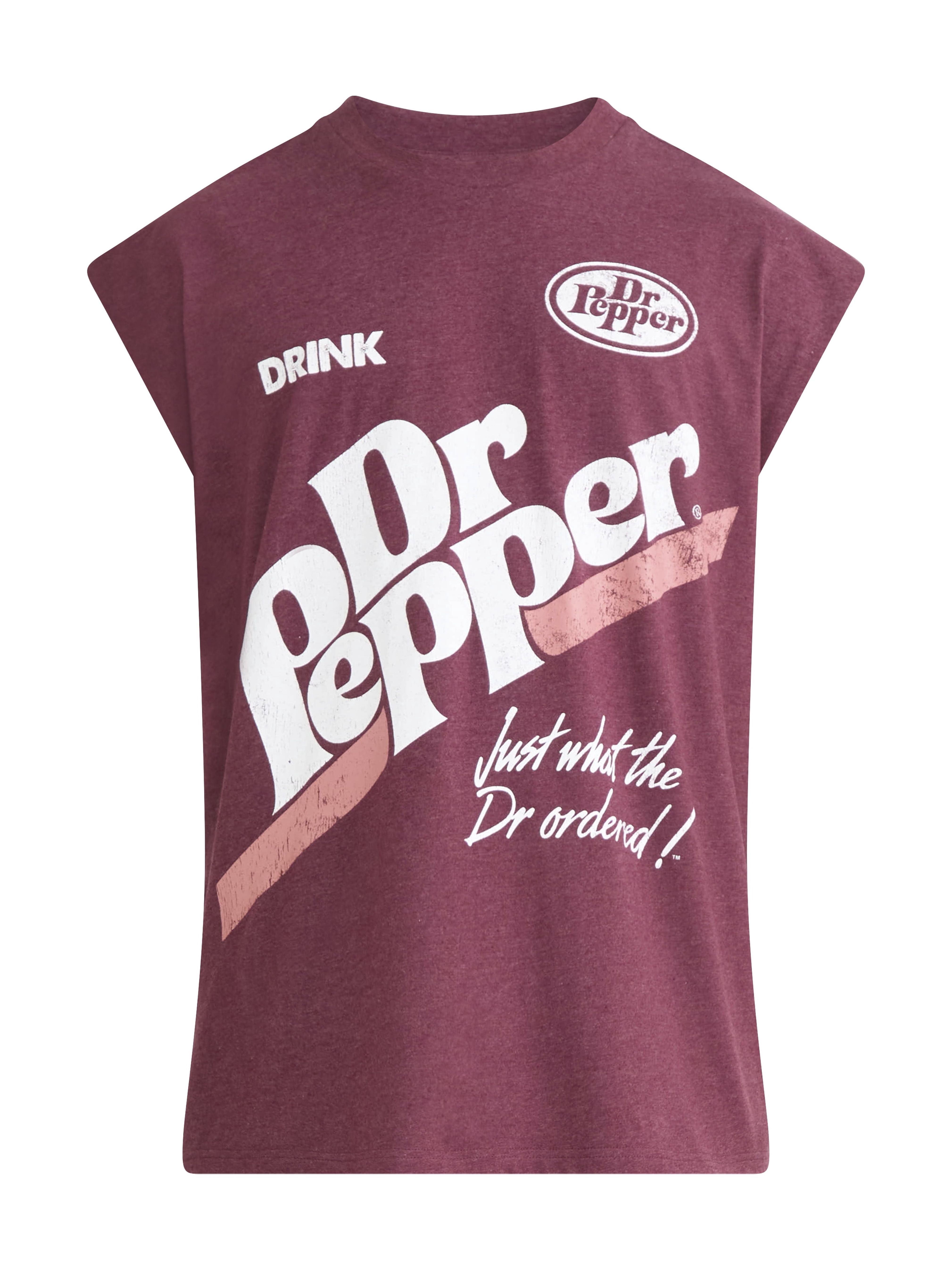 Dr Pepper Men's and Big Men's Graphic Print Muscle Tank Top, Sizes XS-5XL