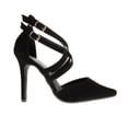 thumbnail image 1 of Zapatilla Paulina color negro con cintas cruzadas y doble hebilla 26.5 Dorothy Gaynor Zapatilla Paulina color negro con cintas cruzadas y doble hebilla 26.5, 1 of 6