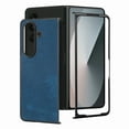thumbnail image 5 of Dteck for Samsung Galaxy Z Fold 4 5G Case, Retro PU Leather Ultra Thin Slim Durable Shockproof Protective Phone Cover for Samsung Galaxy Z Fold4, Blue, 5 of 10