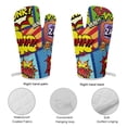 thumbnail image 5 of Colorful Comic Book Panels Oven Gloves And Pots Stand Set Oven Gloves And Pot Racks Pot Racks And Oven Gloves Set, 5 of 9