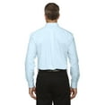 thumbnail image 3 of D630 Devon & Jones Men's Crown Woven Solid Shirt Oxford Crystal Blue 4XL, 3 of 3