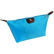 Riah Fashion Solid Classic Cosmetic Pouch, Choose Your Color