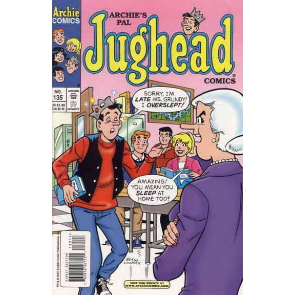 Archie's Pal Jughead Comics #135 VF ; Archie Comic Book