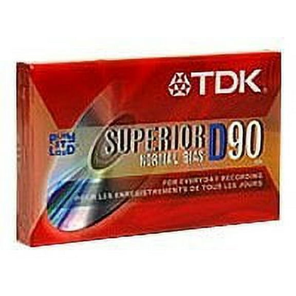 TDK D90 Audiocassette Normal Bias