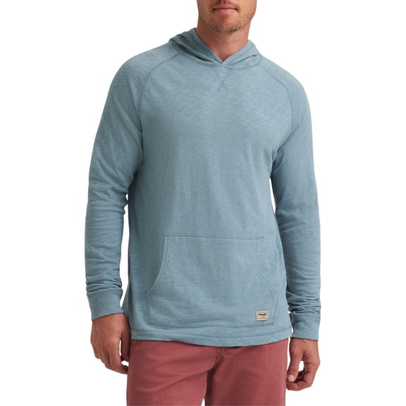 Wrangler® Men's Long Sleeve Hooded Pullover, Sizes S-3XL