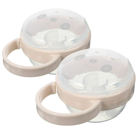 SOPOTUTU 2Pcs Pacifier Holder Cases Transparent PP Storage for Travel Safety