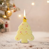 AuroraX Mini Scented Candles Christmas Tree-Sculpted Decorative Wax Candle with Natural Essential Oils,Christmas Tree Topper Party Decoration