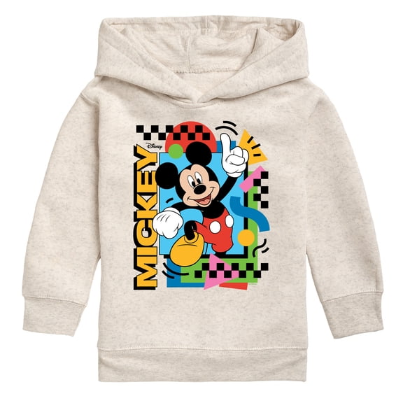 Disney - Mickey 90's Nostalgia - Toddler Boys Fleece Hoodie Sweatshirt