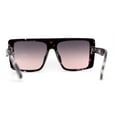 thumbnail image 4 of Womens Chic Shield Butterfly Oversize Diva Sunglasses Tortoise Purple Black Pink, 4 of 4