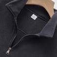 thumbnail image 3 of Betivan Mens Quarter Zip Sweatshirts Pullover Fleece Athletic with Pockets Long Sleeve Golf Shirt Winter Athletic Sweater Lightweight, 3 of 6