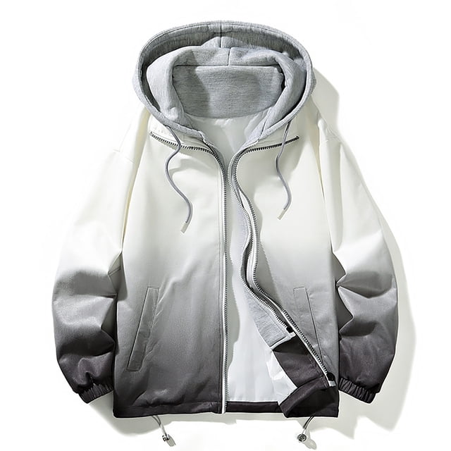 RXIRUCGD Veste à Capuche Slim Mode pour Hommes avec Cordon de Serrage, Noir, Taille : 2TG