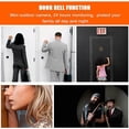 thumbnail image 5 of 3.5"LCD HD Screen Peephole Viewer Digital Door Eye Viewer 480 x 320P Image Resolution 120 Degree Wide Angle Home Security System, 5 of 5