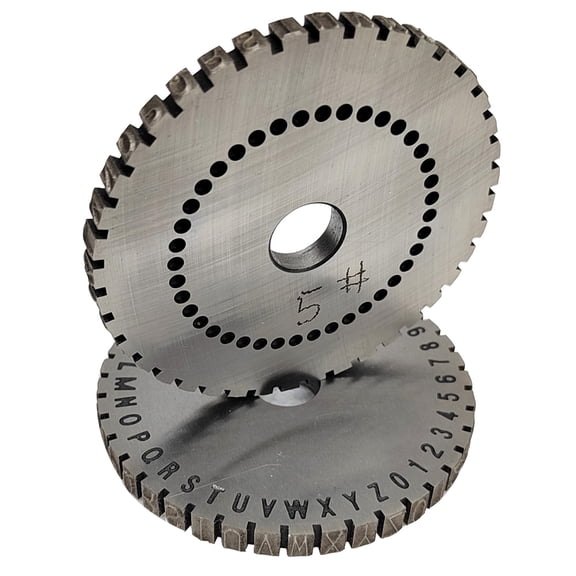 INTSUPERMAI 5MM Sheet Embosser Font for Metal Nameplate Marking Machine