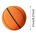 thumbnail image 2 of erfcxs Silent Basketball Size 21cm/24 Cm Quiet Basketball With Fabric Mesh Cover Crumb Foam For Quiet Dribbling And Indoor Training For Children 8 12, 2 of 3