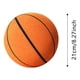 thumbnail image 2 of Balón de baloncesto silencioso de 21 cm/24 cm Balón de baloncesto silencioso con cubierta de malla de tela y espuma para driblar en silencio y entrenar en interiores para niños de 8 a 12 años, 2 of 3