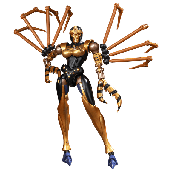 YOLOPARK Transformers: Beast Wars – Blackarachnia Action Figure Toys with Poseable Joints, Birthday Gift for Transformers Fans Boys or Girls Aged 15 and Up, Non-Transforming