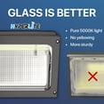thumbnail image 3 of Paquete de luz LED de pared HYPERLITE, 120 W, fotocélula desde el anochecer hasta el amanecer, 3 of 8