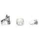 thumbnail image 5 of Anillos Punk Jadeshay 3 Piezas Ajustables Plata Antigua, 5 of 8