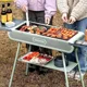 thumbnail image 5 of Parrilla Asador KITCHENES De Carbon Plegable Portatil camping, 5 of 7