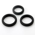 thumbnail image 4 of LeLuv Flat Inside Cock Ring | 36mm/41mm/45mm Black (3 Pack), 4 of 5