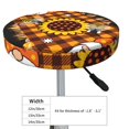 thumbnail image 4 of Daiia Sunflower Gnomes and Bees Stool Covers Round,Round Bar Stool Covers Waterproof Bar Chair Covers Washable Stool Cushion Slipcover for 12-14 Inch Chair-12 inch, 4 of 7