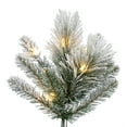 thumbnail image 2 of Vickerman 7.5' x 46" Flocked Jackson Pine Artificial Pre-Lit Christmas Tree, Warm White Lights., 2 of 6