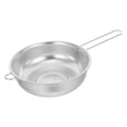 thumbnail image 1 of GOOHOCHY Colador de una sola manija de acero inoxidable, filtro de cocina para freír verduras y frutas (25.8), 1 of 7