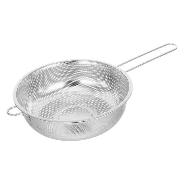 GOOHOCHY Colador de una sola manija de acero inoxidable, filtro de cocina para freír verduras y frutas (25.8)