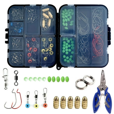 NATEFEMIN Fishing Tackle Box with Diverse Compartments Designed for Easy Sorting & Identification for All Fishing Scenarios