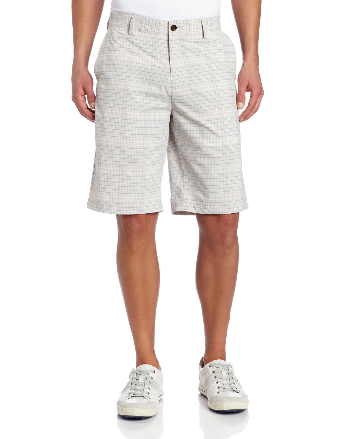 Adidas Taylormade Golf Men's Climalite Neutral Plaid Shorts - Multiple ...