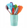 thumbnail image 1 of Utensilios de cocina Juego de utensilios de cocina antiadherentes con rejilla de plástico Juego de utensilios de cocina de silicona (Color JAMW Sencillez, 1 of 5