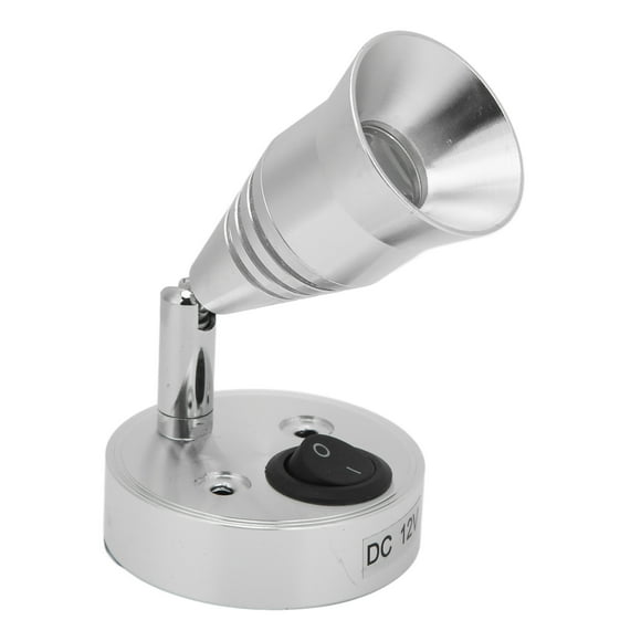 Lampe de Lecture DEL pour VR 12 V 3 W Intérieur Flexible avec Interrupteur Camion Remorque Bateau Yacht Caravane