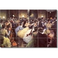 thumbnail image 1 of Ceramic Tile Mural-Julius Stewart People 24. 48" w x 32" h using (24) 8 x 8 ceramic tiles, 1 of 3