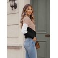 thumbnail image 4 of Zeagoo Womens Sweaters Fall V Neck Long Sleeve Tops Business Casual, 4 of 6