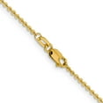 thumbnail image 4 of 14K Yellow Gold Jbsp's 1.4mm Flat Cable Chain (16 X 1.4) Made In Italy 4073-16, 4 of 5