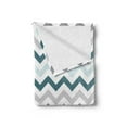 thumbnail image 2 of Chevron Soft Flannel Fleece Throw Blanket, Illustration with Simplistic Geometric Zigzags Modern Design Pastel Tone Graphic, Cozy Plush for Indoor and Outdoor Use, 60" x 80", Multicolor, by Ambesonne, 2 of 5