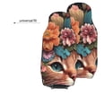 thumbnail image 6 of Yiaed Flower Crown Cat Print Car Seat Covers,Universal Auto Seats Protector Fits for Car,SUV Sedan,Truck,Automotive Seat Covers & Accessories(Two packs), 6 of 7