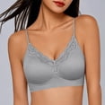 thumbnail image 2 of Lace Bras No Underwire New Wireless Bras for Women's Adjustable Spaghetti Strap Push up Bralettes Lace Patchwork Lift Support Bra Daily Wear, 2 of 6