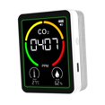 thumbnail image 3 of KLKCMS Air Quality Detector Professional Air Analyzer for Kitchen Greenhouse Office white, 3 of 9