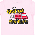thumbnail image 4 of Inktastic My Grampa is a Firefighter with Fire Truck Boys or Girls Toddler T-Shirt, 4 of 5