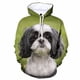 thumbnail image 3 of Sudadera con capucha con estampado 3D de perro Shih Tzu para hombre y niño, sudadera con capucha de manga larga, ropa informal de calle de gran tamaño, 3 of 4